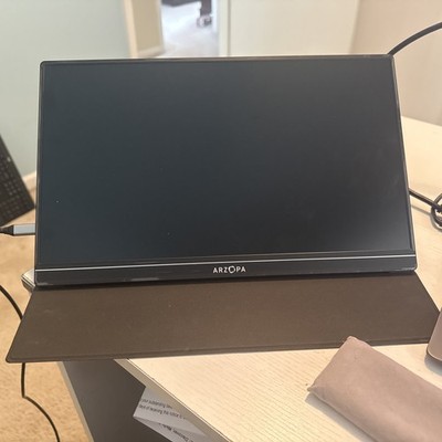Arzopa S1 Table Portable 15.6'' 1080p FHD Monitor USB-C HDMI Computer Display