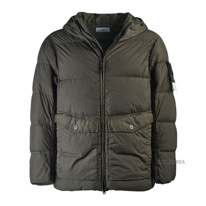 Stone Island K2S154100011 S0A23 V0054 FW25 Men's Crinkle Rex Hooded 142311778 thumbnail 7