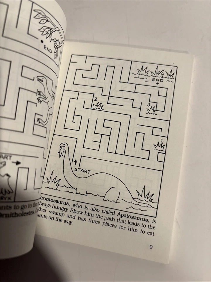 The Little Dinosaurs Activity Book Dover Books Anna Pomaska 1987 colored pages - Image 2 of 3