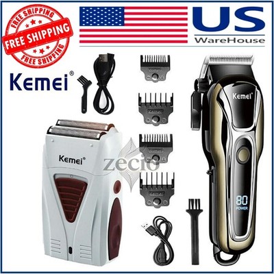 Professional Cordless Hair Clipper for Men Hair Beard Trimmer Quiet Home Barber