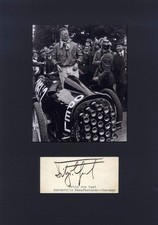 OPEL COMPANY FOUNDER Fritz von Opel autograph, signed album page mounted