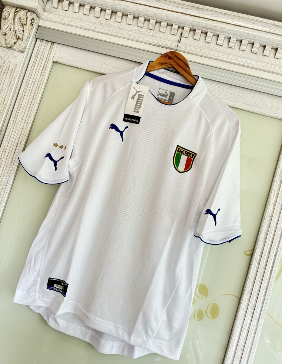 Vintage Italy 2003-2004 Away Soccer Jersey Football Shirt Kit Size