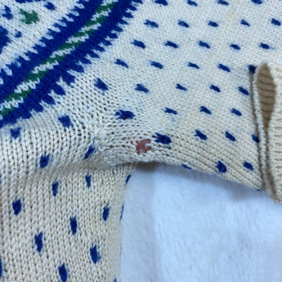 Cárdigan de Lana Nórdico Paul Mage Vintage Abercrombie & Fitch Años 60 Suéter S Foto 4 de 4