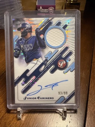 2025 Topps Pristine - Junior Caminero #PPAR-JCA Game Used Auto Relic /99