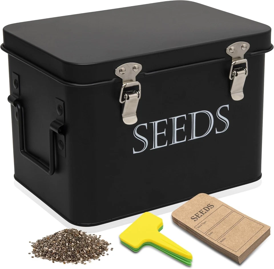 Versatile Garden Seed Organizer Box - Perfect for Seeds, Tools & Accessories - Image 3 of 4