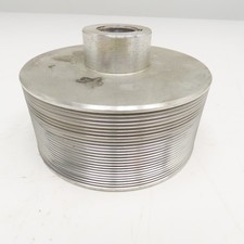 Longitudinal Ribbed Timing Belt Pulley 5-1/2" OD 28mm Bore 2-1/2" Wide