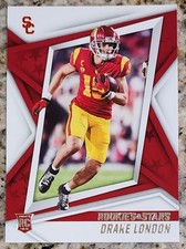 Sports Cards 2022 Panini Rookies And Stars Draft Picks Drake London Rookie Card