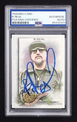 B-Real Signed 2022 Topps Allen and Ginter #242 (PSA Authentic) - Cypress Hill Ra