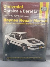 New Repair Manual 1987 - 1996 Chevy Corcica Beretta All Models 1988 1989 1990