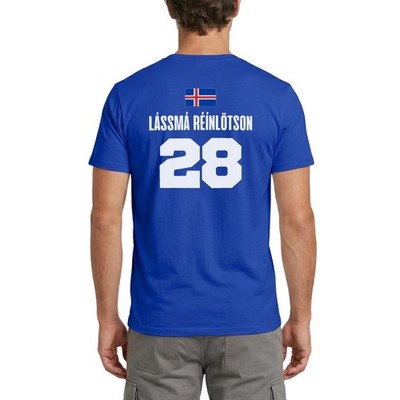 Island Sauf Trikot 28 Lassma Reinlötson Fasching JGA Männer T-Shirt