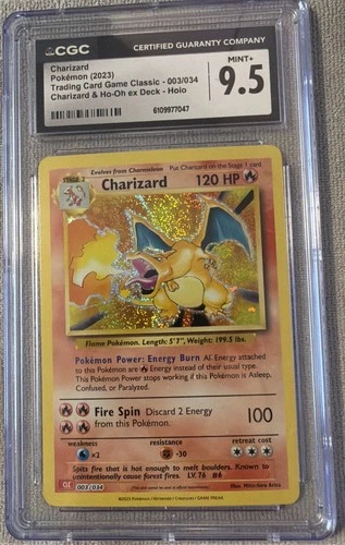 2023 Trading Card Game Classic #003/034 Charizard CGC 9.5
