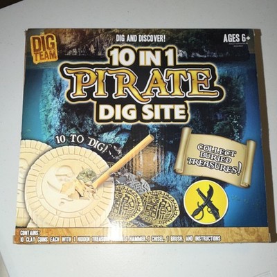 RMS International 10 in 1 Pirate Dig Site Science Educational Toy Set Ages 6+