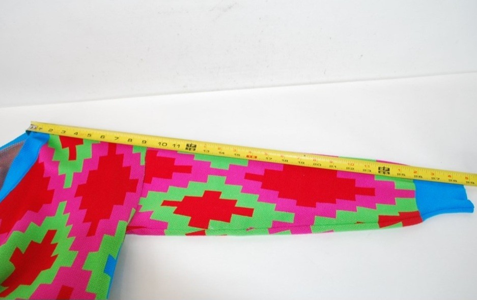 Multicoloured Button-Up Cardigan - image 6