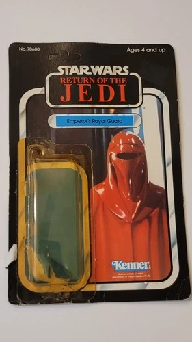 Vintage Star Wars Royal Guard Cardback 77 Back Kenner 1983 Original Blister