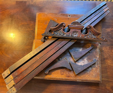 Antique wooden pediment + spare wood trim for repairs / adaption....FREE UK POST