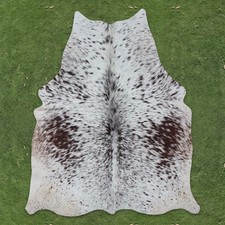 100 Real Natural Rugs Area Cow Hair On Cowhide Skin Floor Rug 65"x58" CC-1271