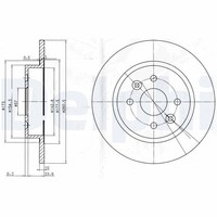2X Delphi Bremsscheibe BG3804 FüR KIA