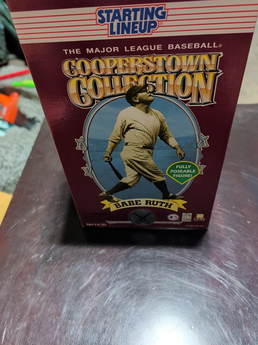 New! Starting Lineup Cooperstown Collection Babe Ruth Posable