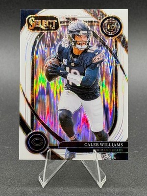 2024 Panini Select Club Level Caleb Williams #216 White Shock Prizm /199 (RC)