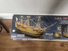 PANART 738 HMS VICTORY wooden Ship Model Kit Scale 1:78