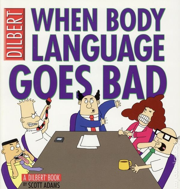 When Body Language Goes Bad TPB A Dilbert Book #1-1ST VG 2003 Stock Image