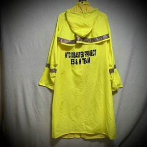 Vintage Rainfair WTC Disaster Project ES & H Team High-Visibility Raincoat XL
