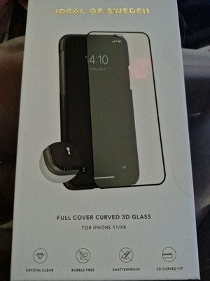 IDEAL OF SWEDEN Full Cover Curved 3D Glass For IPHONE 11/XR