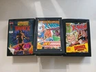 VINTAGE MARVEL POCKET COMICS LOT PLAYSET TOYBIZ 1994 X-MEN Jet Hangar Danger Toy