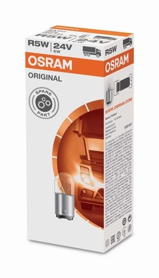  R5W 24V 5W BA15d Original Metallsockel  OSRAM Original | Longlife + Bright  
