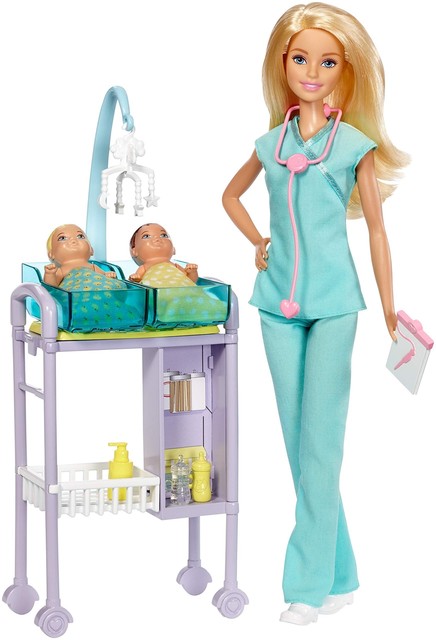 barbie career eye doctor playset