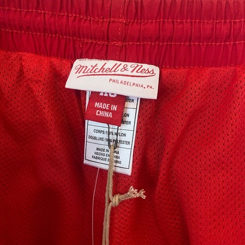 Ohio State Shorts NEW Mitchell Ness Men NCAA Team Heritage Woven Buckeyes Red XS - Picture 10 of 14