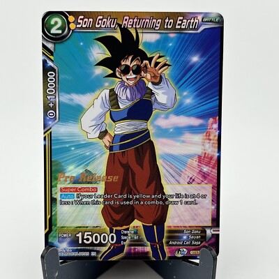 Pre-Release DBS CCG Ultimate Squad Son Goku Returning to Earth