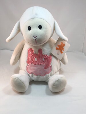 (Embroider Buddy-  Lambton Lamb Buddy) *PERSONALIZE Baby Girl Name* LAMB SHEEP