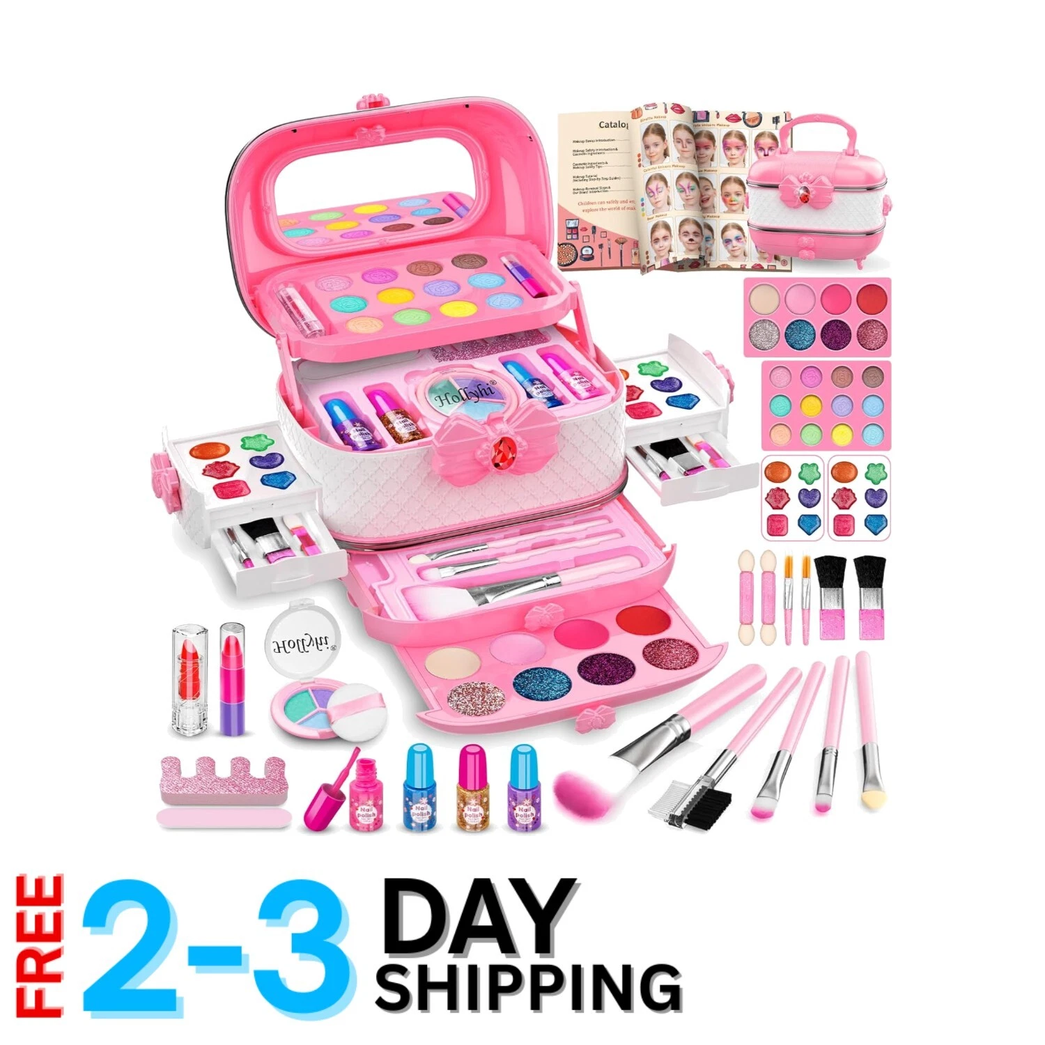 Princess-Themed Makeup Set for Girls - 58 Pcs Creativity & Imagination Kit
Opens in a new window or