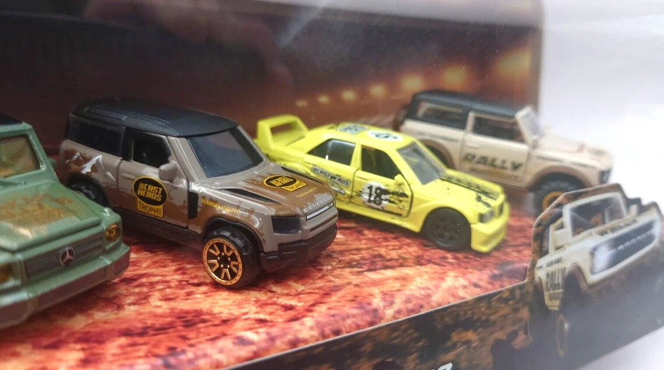 Majorette CASTHEADS SERIES 5 Car Gift Pack - Ford Mercedes Land Rover - NEW - Image 4 of 4