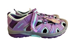 Merrell Hydro Hiker Sandals Youth Sz 6 37 Purple Outdoor Hiking Shoes Water NEW