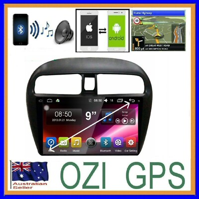 MITSUBISHI MIRAGE 2012-2020 GPS APPLE CARPLAY ANDROID AUTO CAM ODB DAB TPMS DVR