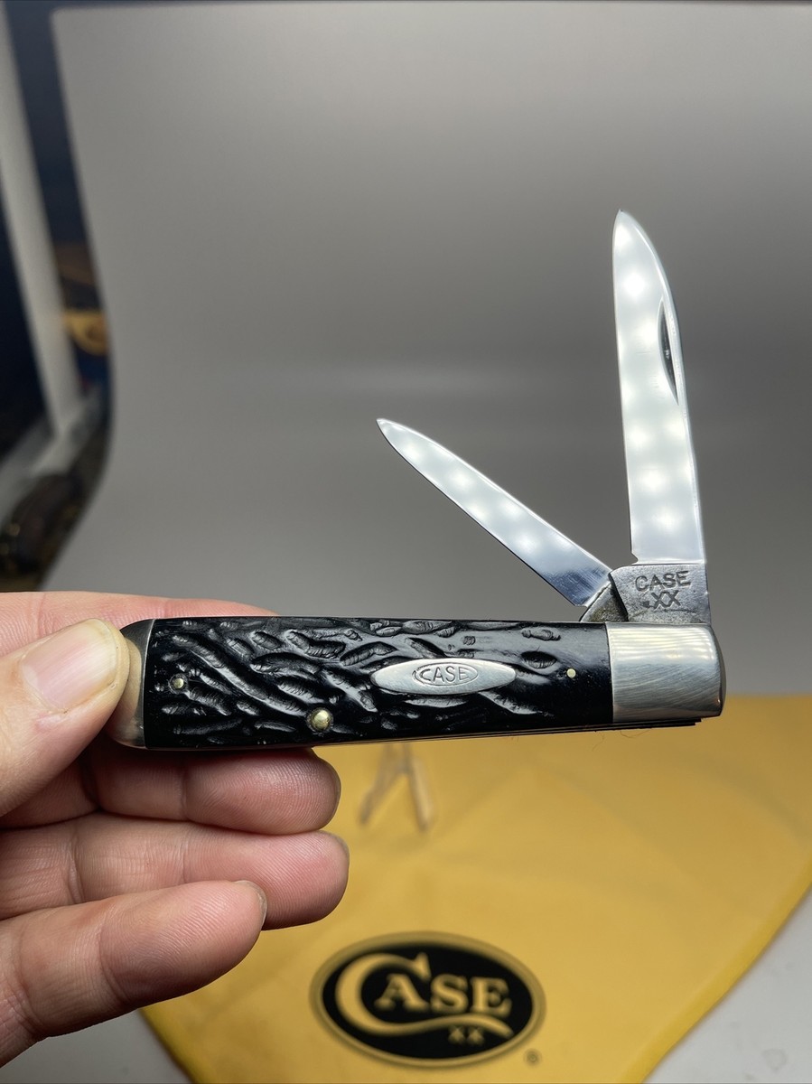 Vintage Case knife 1940-1964 large Jack Knife 6299 Rough Black