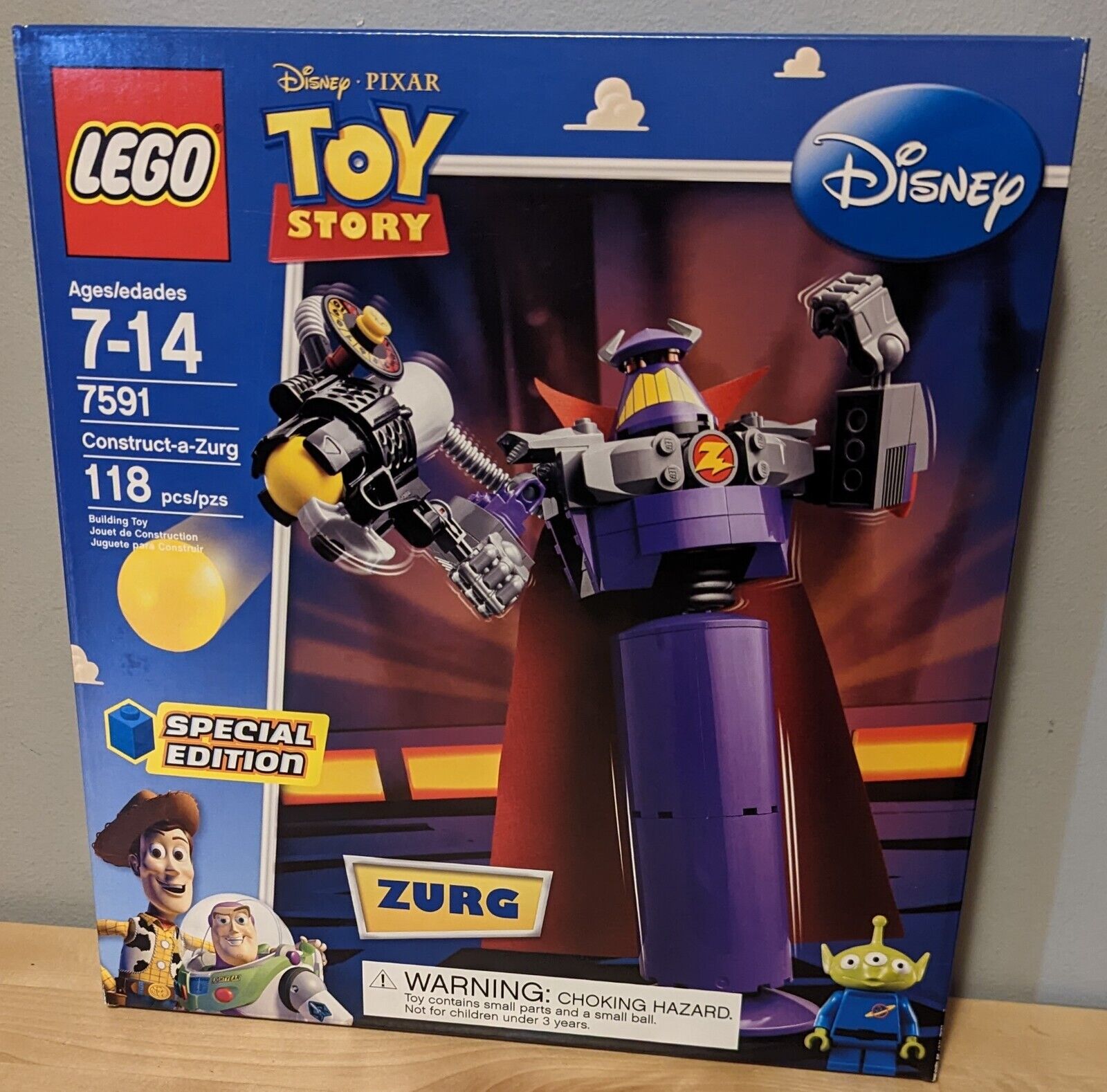 NEW/SEALED/SHELF WEAR LEGO Toy Story Construct-a-Zurg 7591