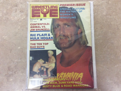 Wrestling Eye Premier Issue November 1985 Hulk Hogan Cover
