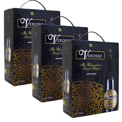 Verosso The Winemakers Secret Blend 13,5% vol 3 x 300cl BiB Bag in Box