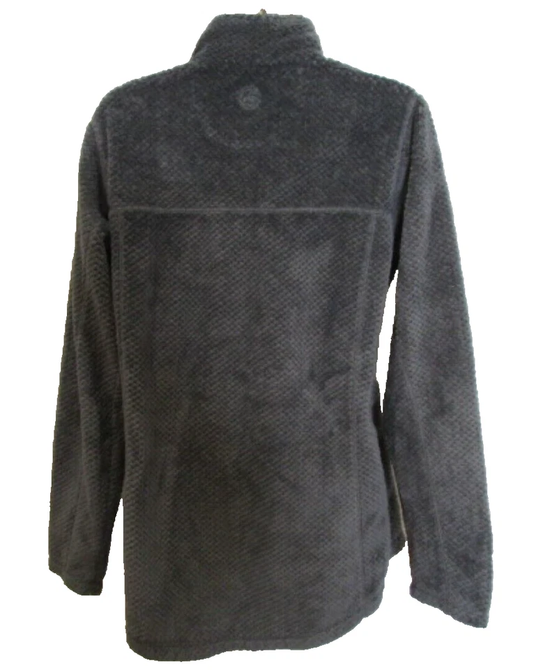 Chaqueta polar Magellan Pullover para mujer calce clásico medio gris 1/4 cremallera Foto 3 de 4