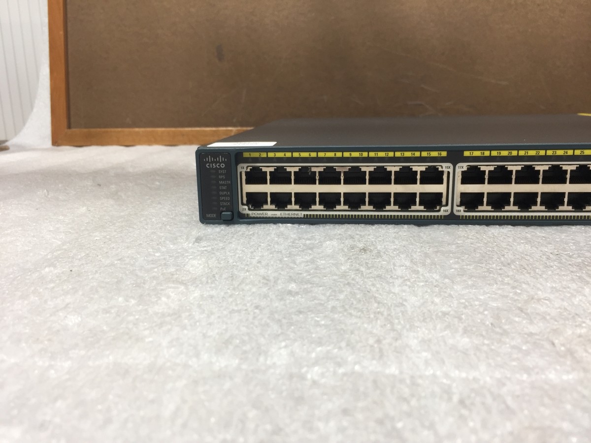 WS-C2975GS-48PS-L V03 Cisco Catalyst 2975 48-Ports PoE 4x SFP