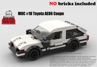 toyota ae86 lego