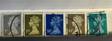 TIMBRES DE GRANDE BRETAGNE N° 2091 à 2095 oblitéres 1999