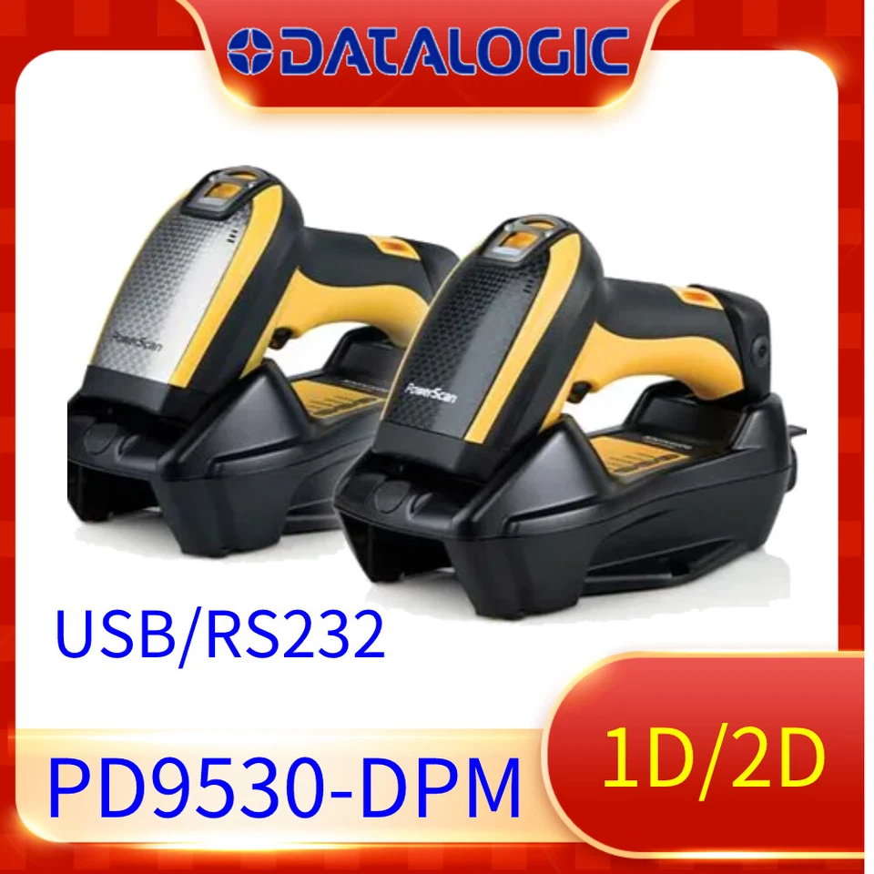 Datalogic PD9530-DPM 1D 2D LED Handheld Barcode Scanner Image Sensor USB/RS232 - Image 2 of 4