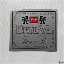 BrauAG Kaiser Pils Beer Label (BL4)