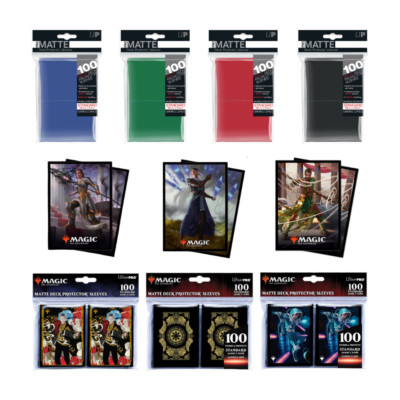 ULTRA PRO MATTE PROTECTOR STANDARD 100 Kartenhüllen Card Sleeves Magic Pokemon