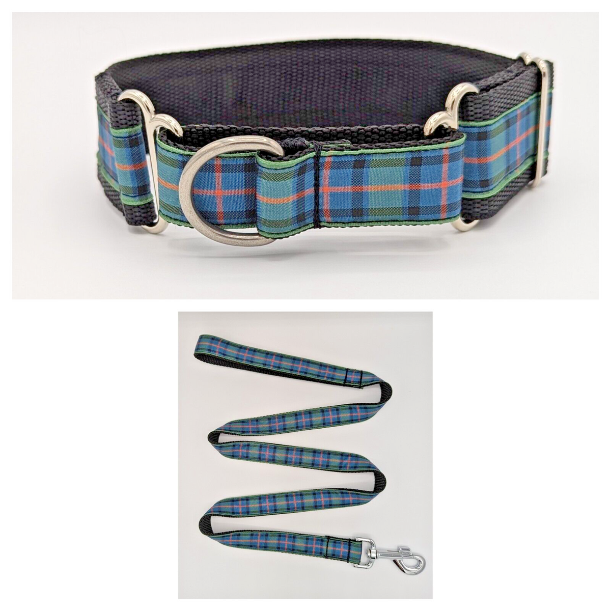 Macdonald Tartan Dog Collar And Lead Macdonald Scottish Red Tartan Dog  Collar Or Set S, M, L Handmade In Scotland