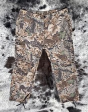 Vintage Walls Realtree Camo Hunting Pants Mens XL Regular 42 - 44, Double Front